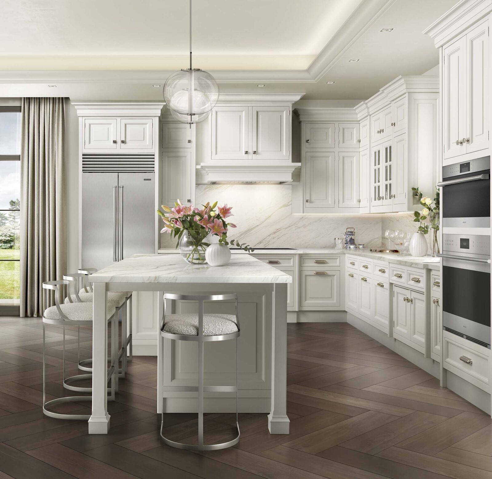 Кухня Grace: The Essence Of American Style With Tinted Oak And Hand-Finished Details — FMF, кадр 2