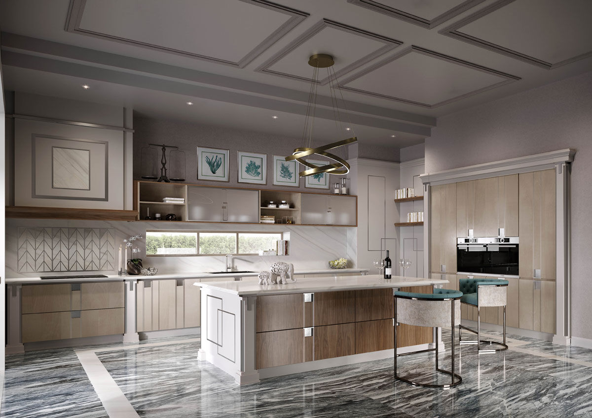 Kitchens Pink Modern Kitchen — FMF, collection Кухни