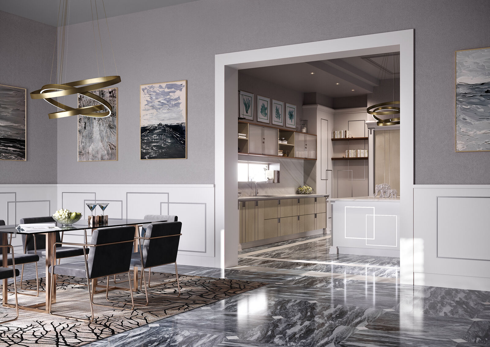 Кухня Pink Modern Kitchen — FMF, кадр 3