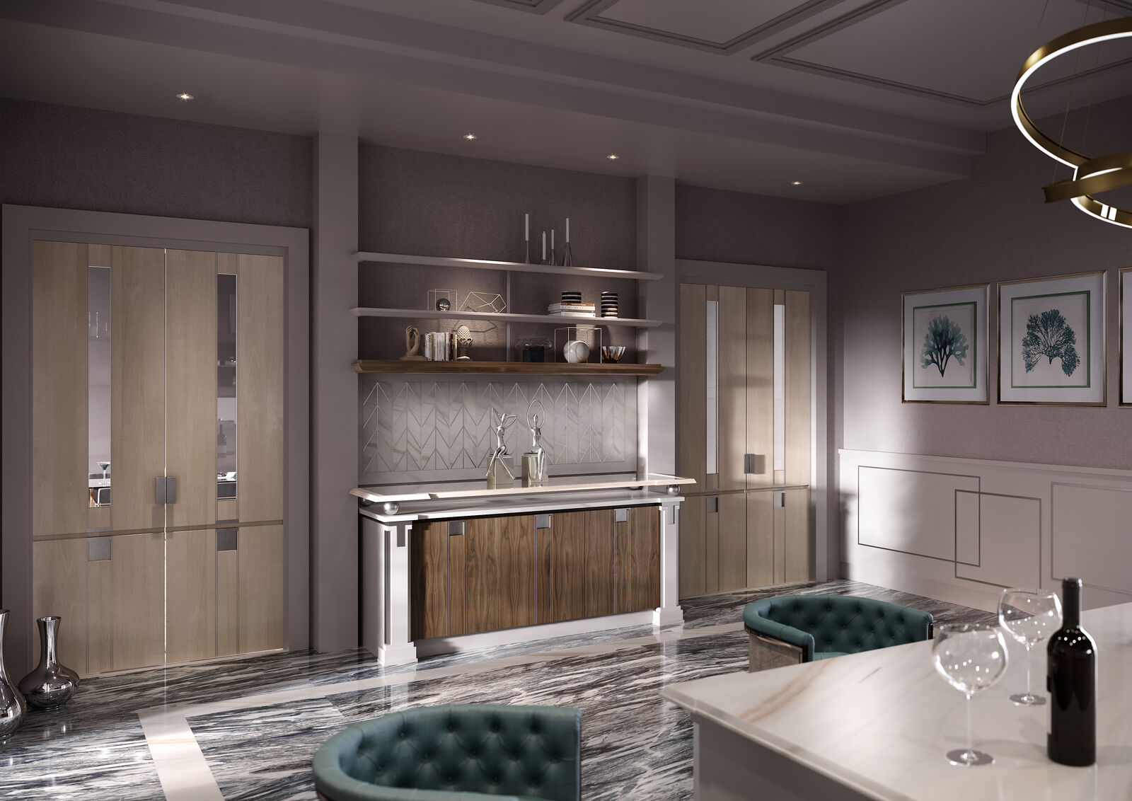 Кухня Pink Modern Kitchen — FMF, кадр 4