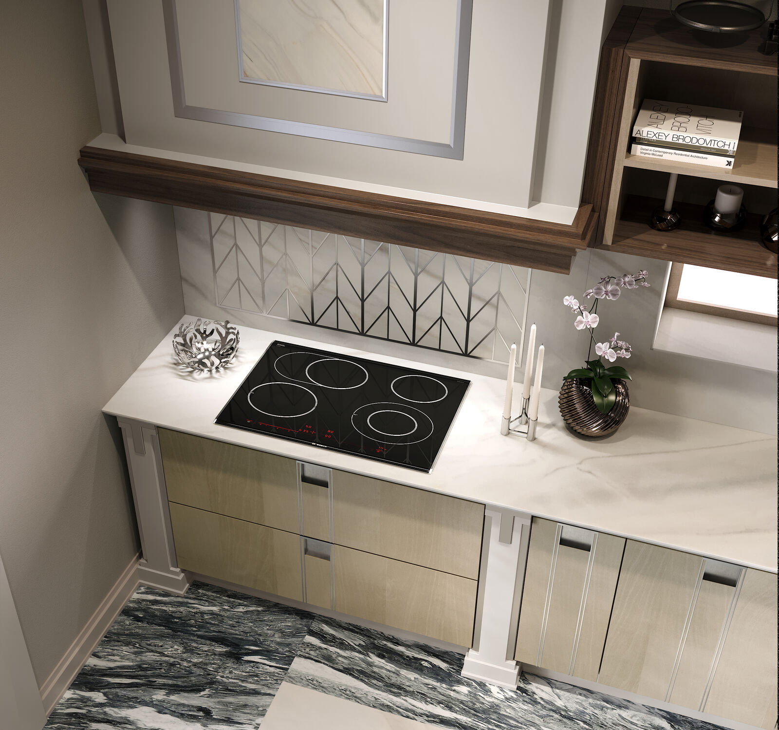 Кухня Pink Modern Kitchen — FMF, кадр 7