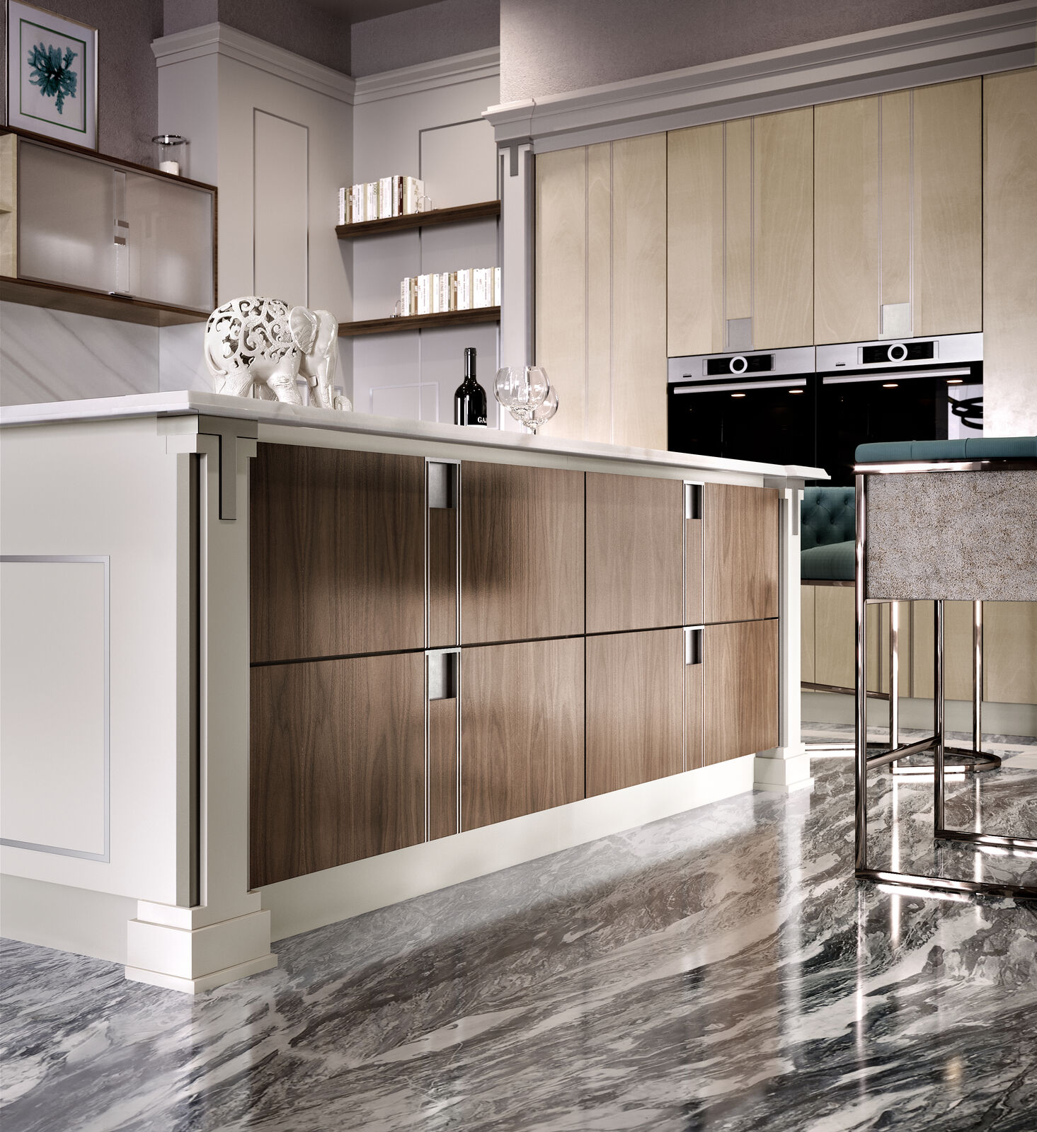 Кухня Pink Modern Kitchen — FMF, кадр 8