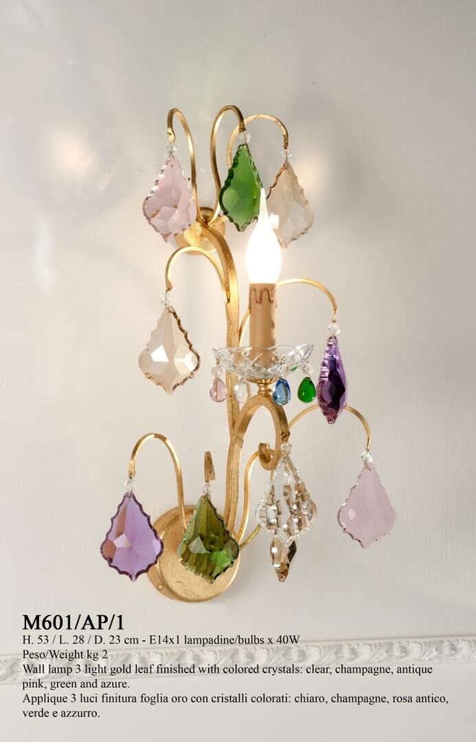 Wall lights M/601/Ap/1 — Gallo, collection Classic