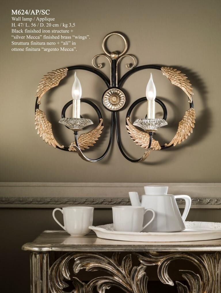 Wall lights M/624/Ap/Sc — Gallo, collection Classic