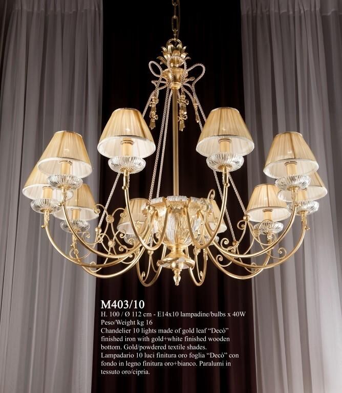 Chandeliers M/403/10 — Gallo, collection Classic