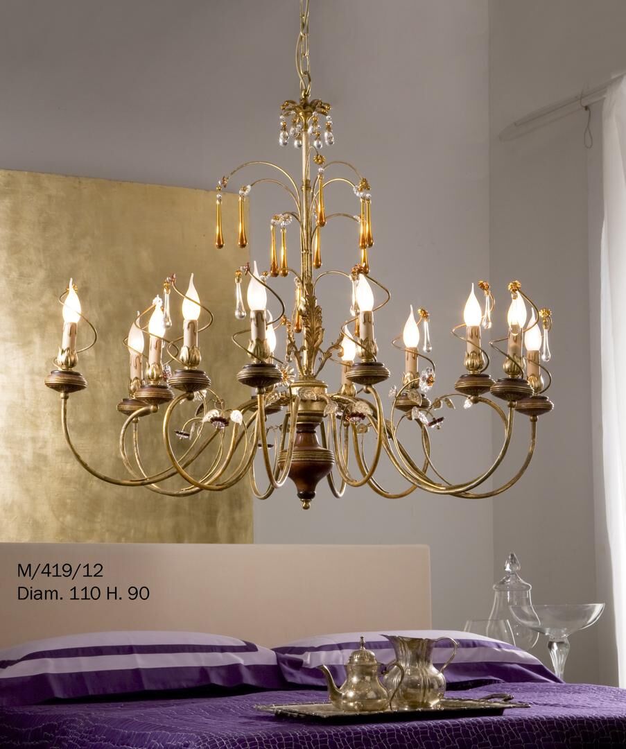 Chandeliers M/419/12 — Gallo, collection Classic
