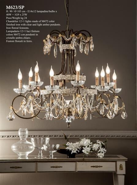 Chandeliers M/623/Sp — Gallo, collection Classic