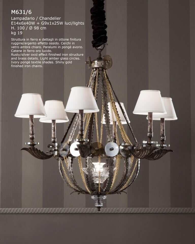 Chandeliers M/631/6 — Gallo, collection Classic