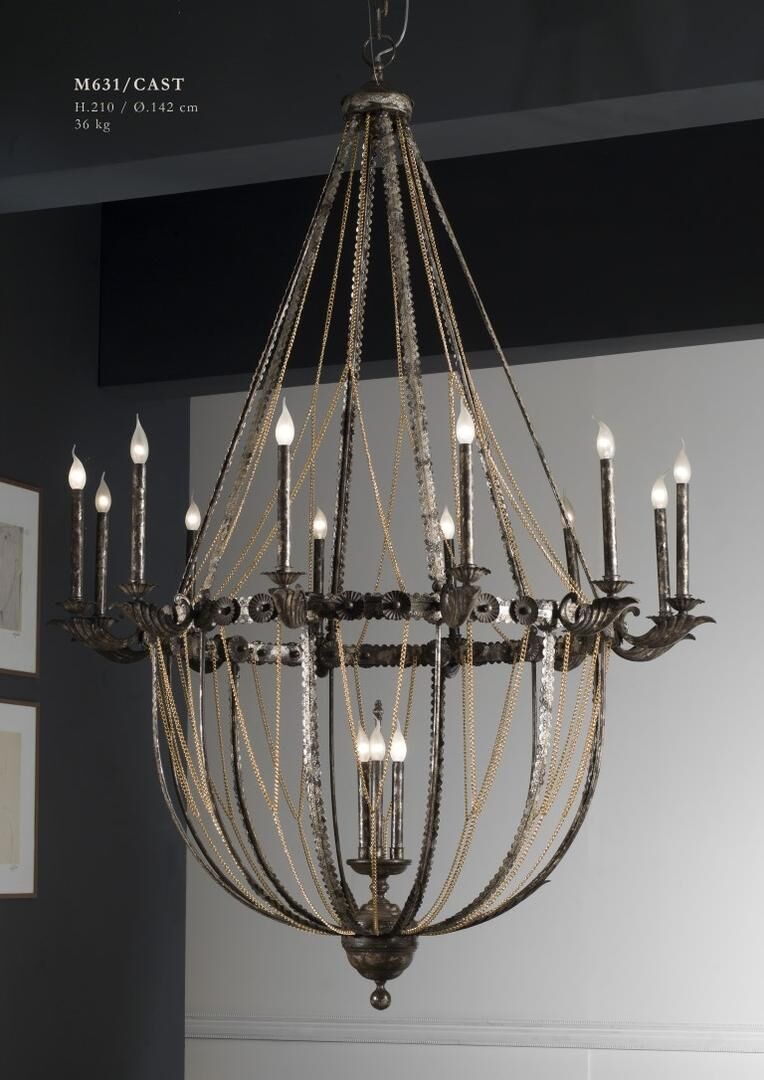 Chandeliers M/631/Cast — Gallo, collection Classic