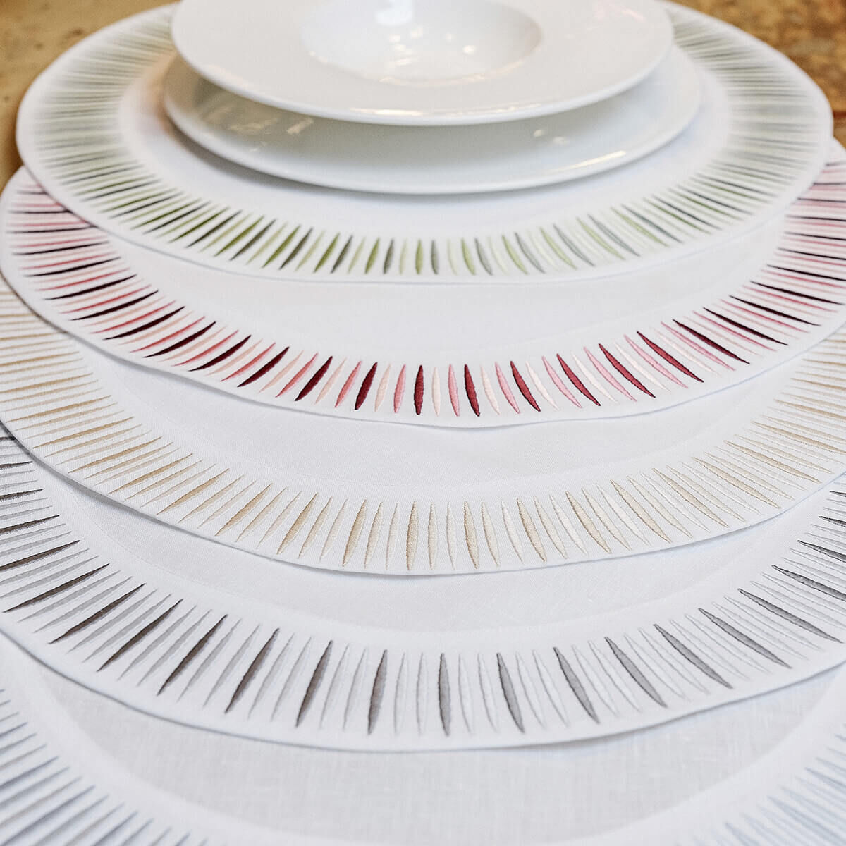 Textiles Collezione Amsterdam – Tavola — Jesurum 1870, collection Столовый текстиль