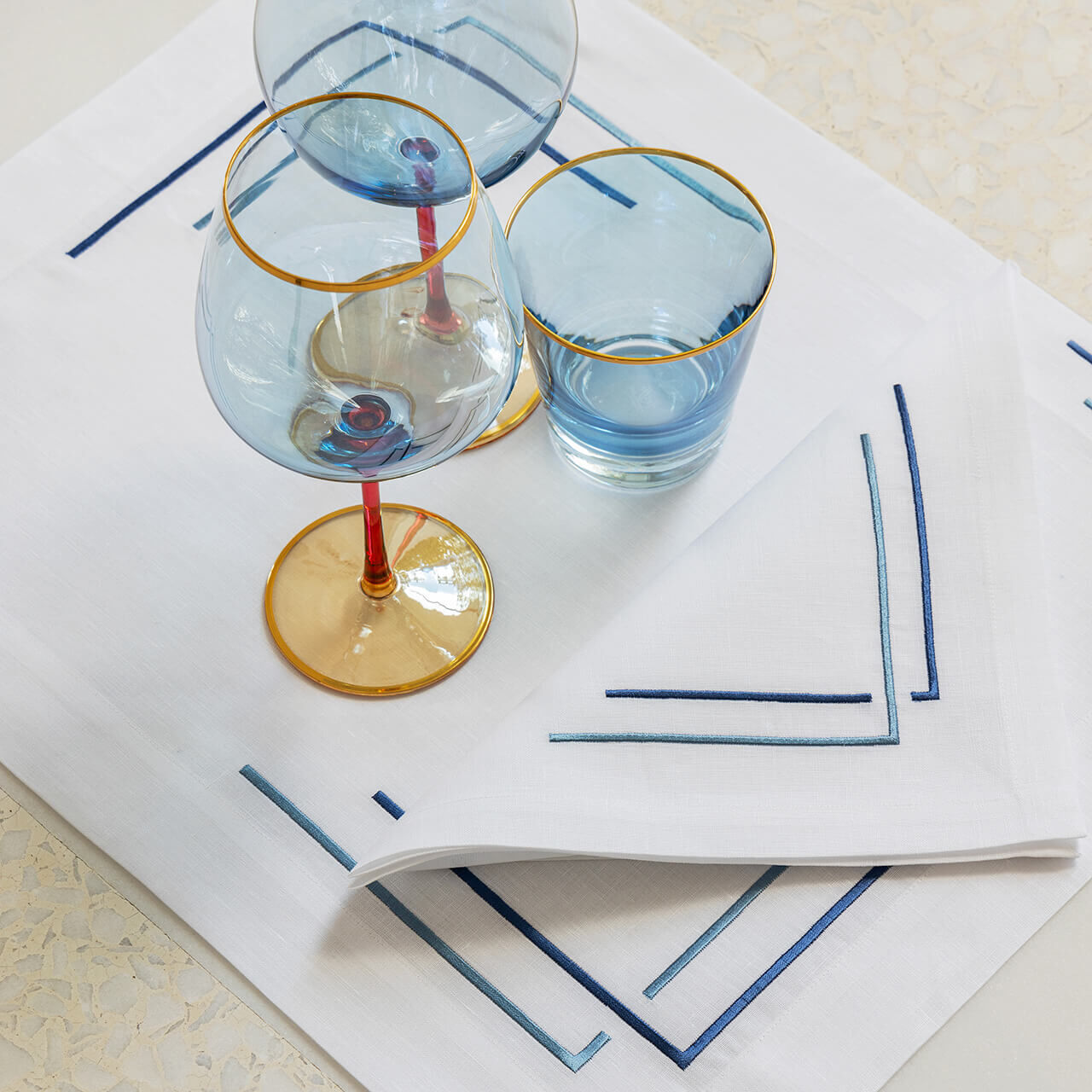 Textiles Collezione Aquarelle – Tavola — Jesurum 1870, collection Столовый текстиль