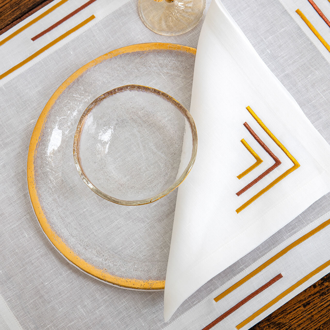 Textiles Collezione Namastè – Tavola — Jesurum 1870, collection Столовый текстиль