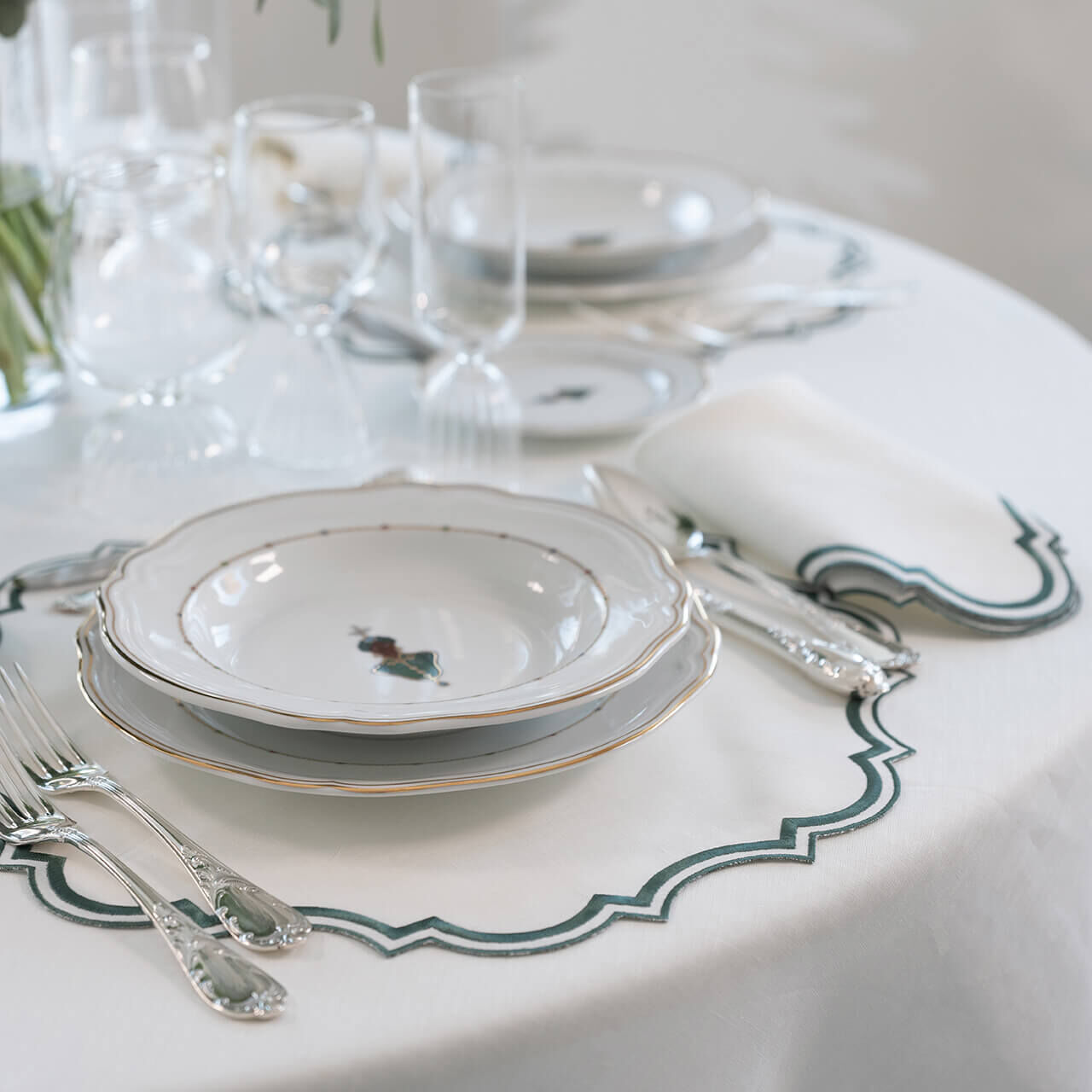 Textiles Collezione Oriente Veneziano – Tavola — Jesurum 1870, collection Столовый текстиль