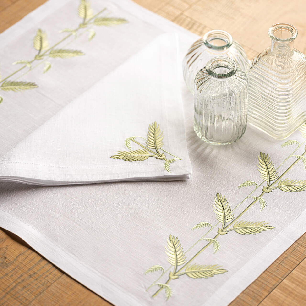 Textiles Collezione Plumes – Tavola — Jesurum 1870, collection Столовый текстиль