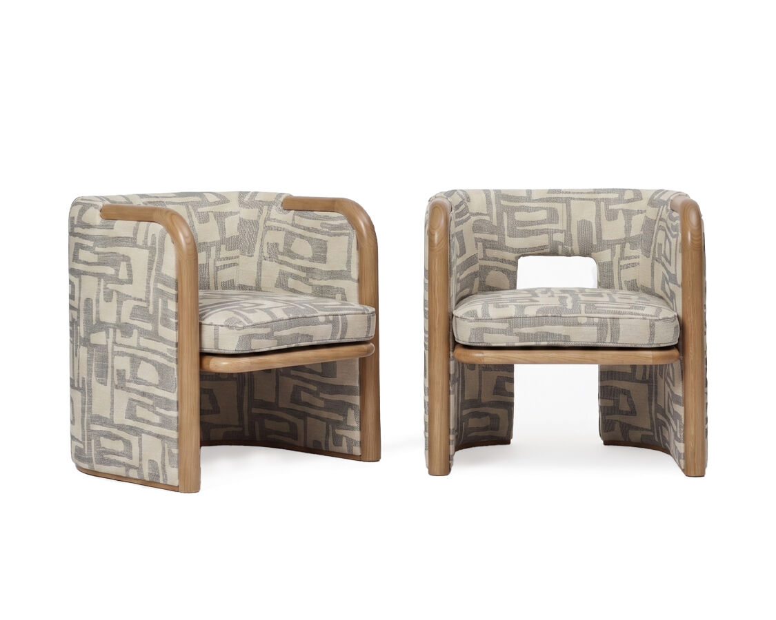 Armchairs Carlo — Medea 1905, collection Tara Bernerd for Medea
