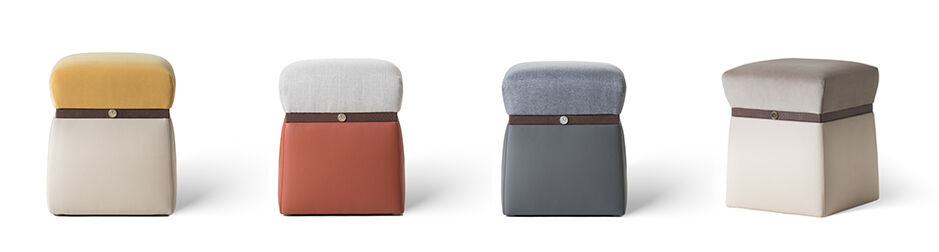 Poufs & benches Belt — Medea 1905, collection Medea1905