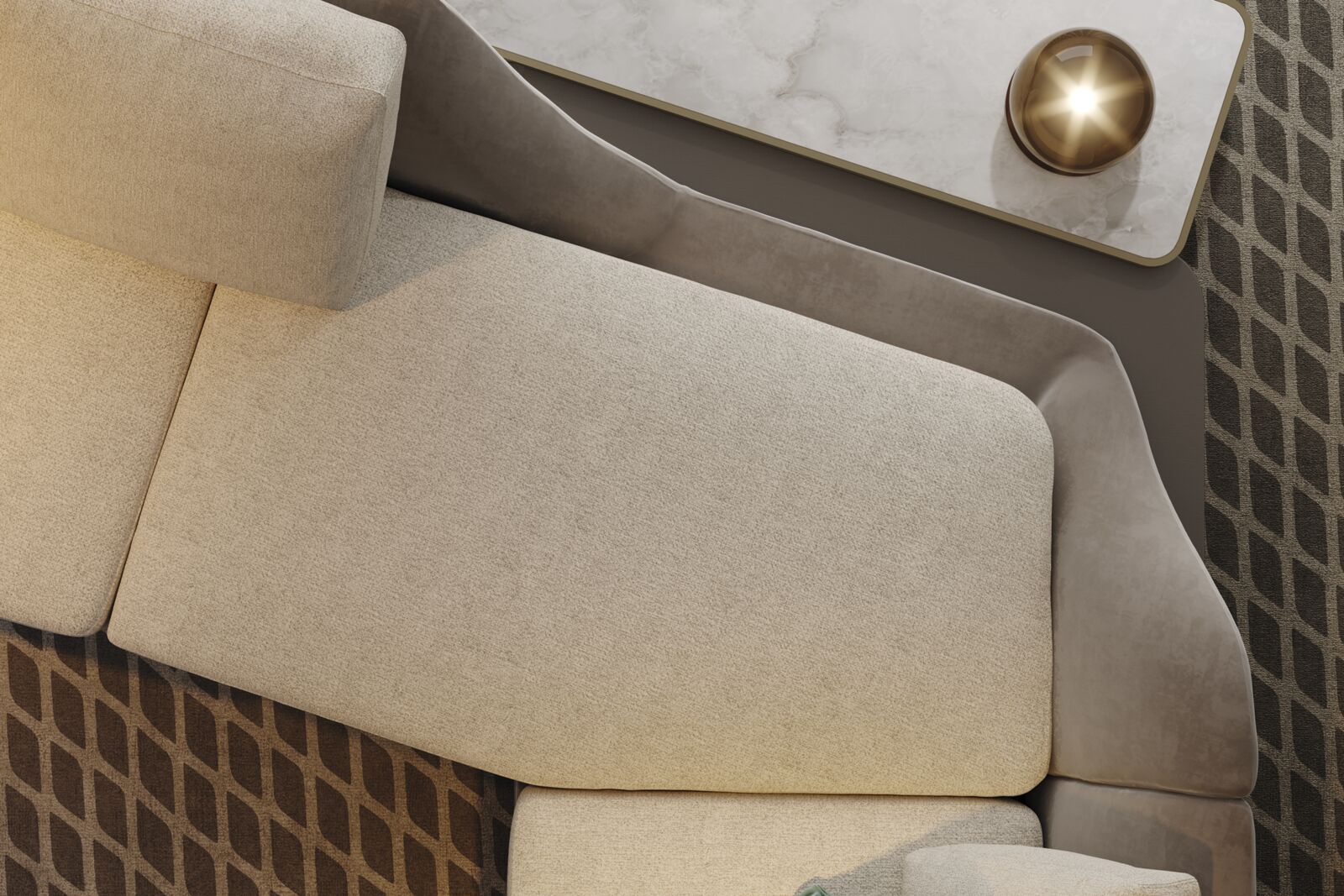 Decor objects Carpet Aero — Reflex, collection Disegno