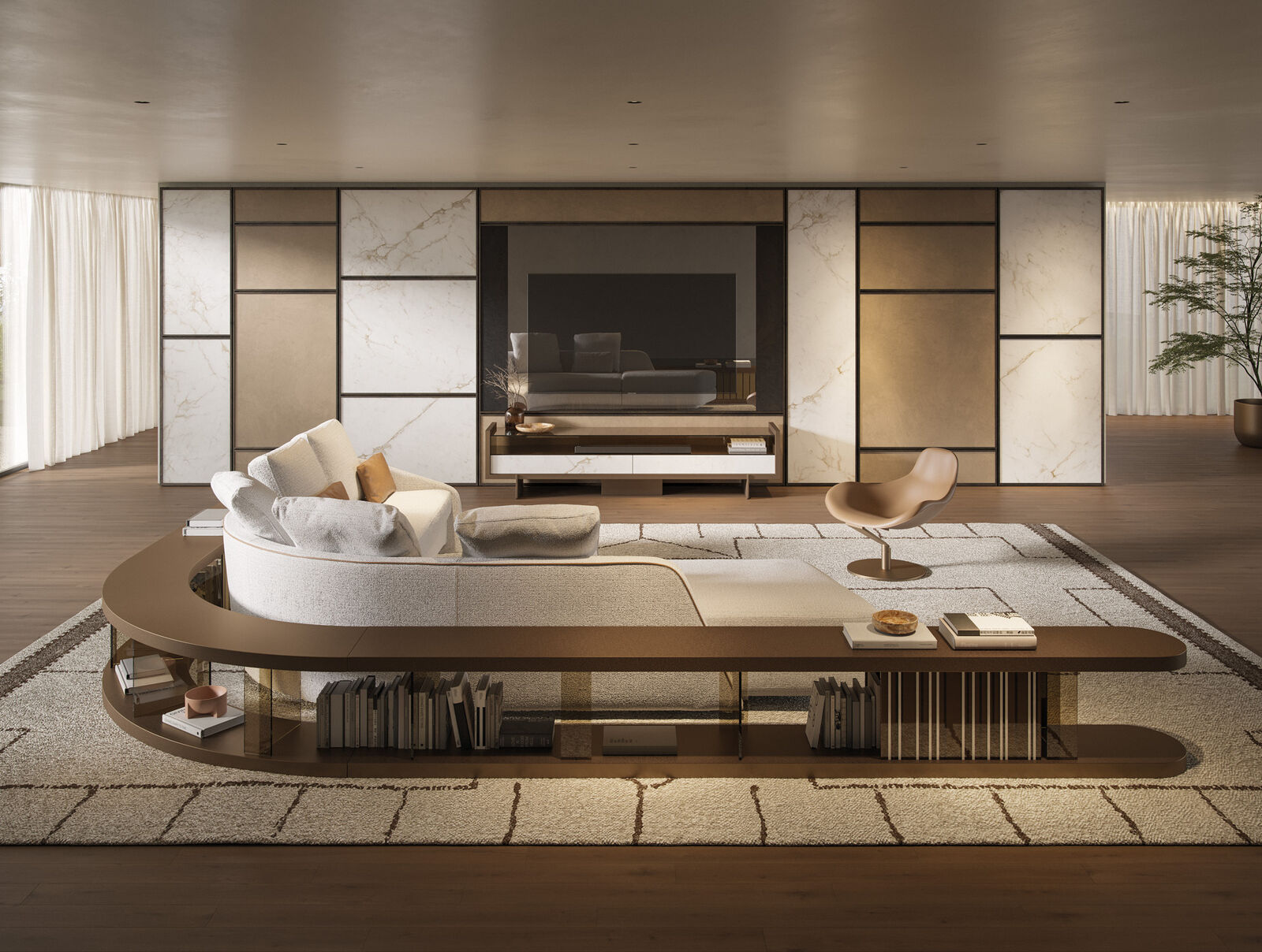 Decor objects Wally Boiserie — Reflex, collection Disegno