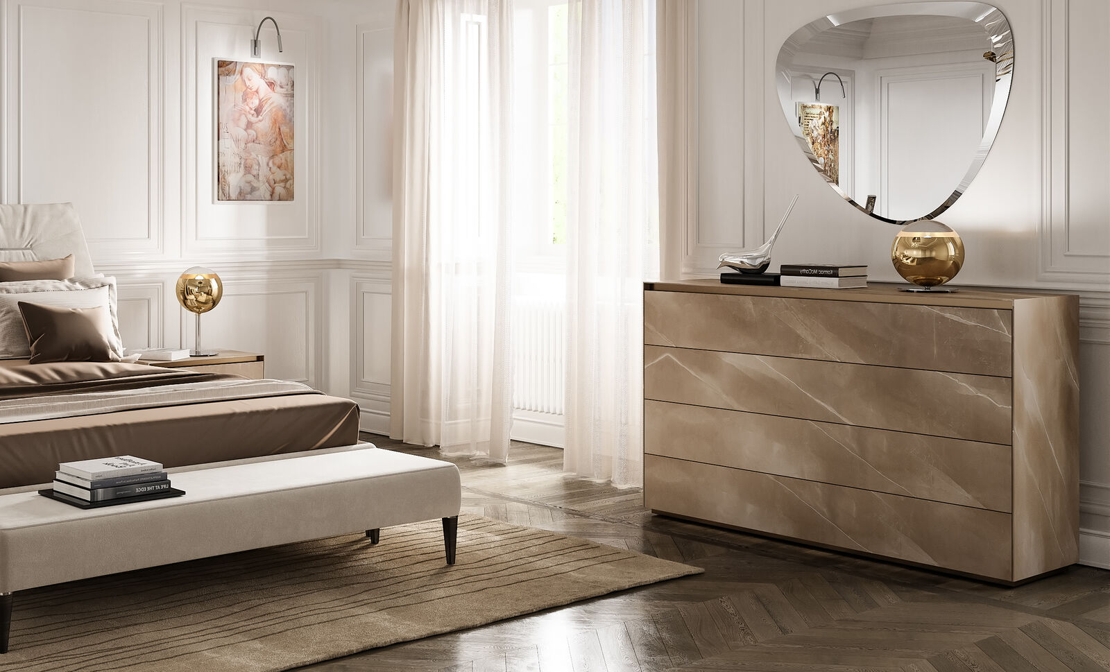 Chests of drawers Monolite — Reflex, collection Disegno