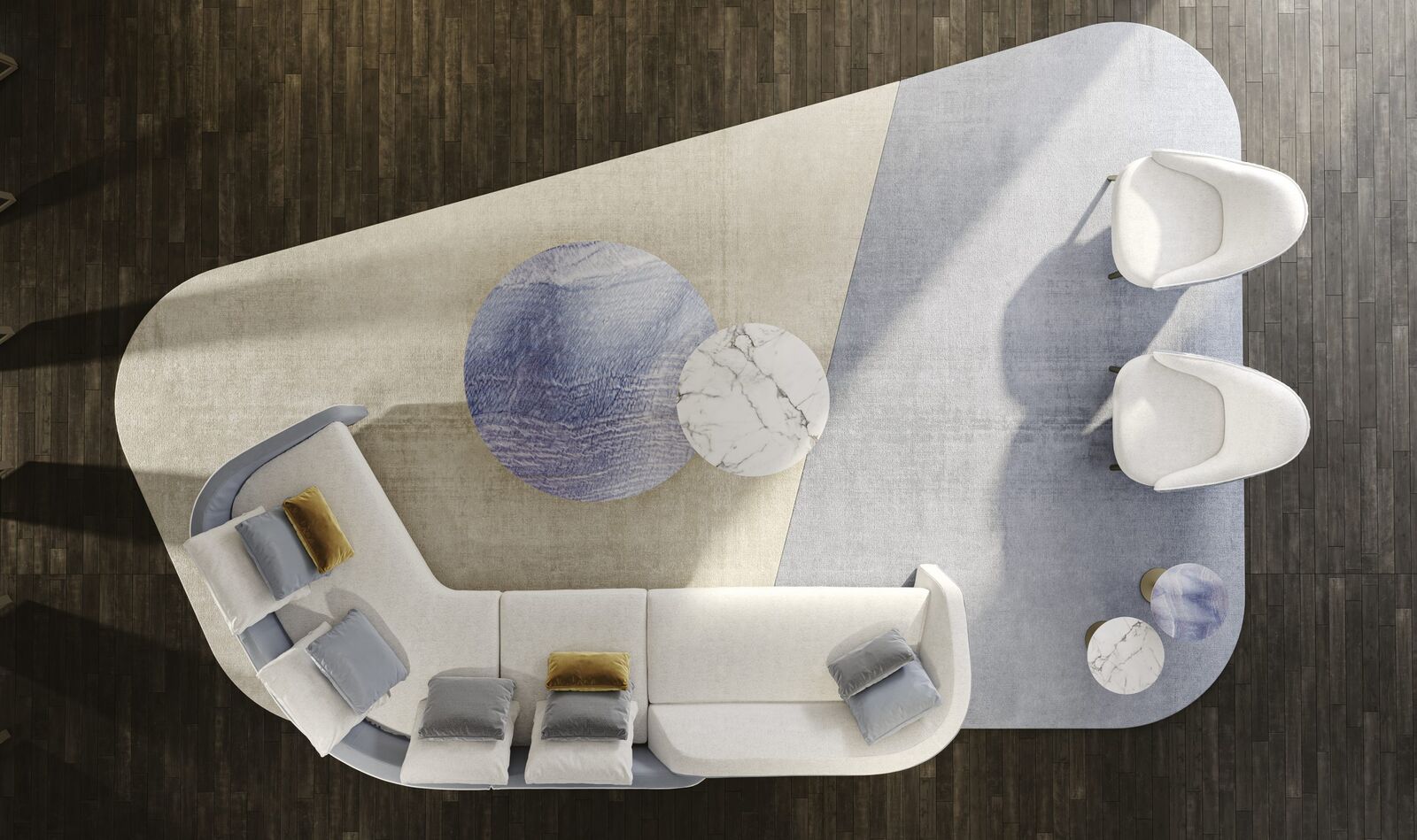 Rugs Seventy 01 — Reflex, collection Disegno