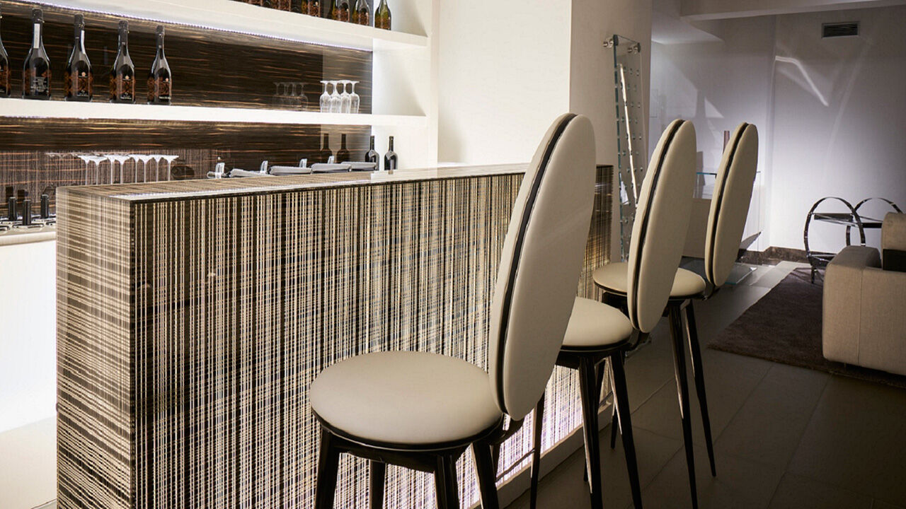 Armchairs Bastide Tabouret — Reflex, collection Glamour