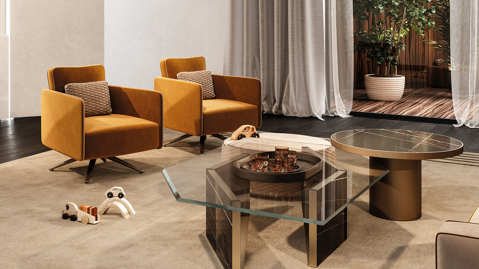Armchairs Diamante — Reflex, collection Disegno