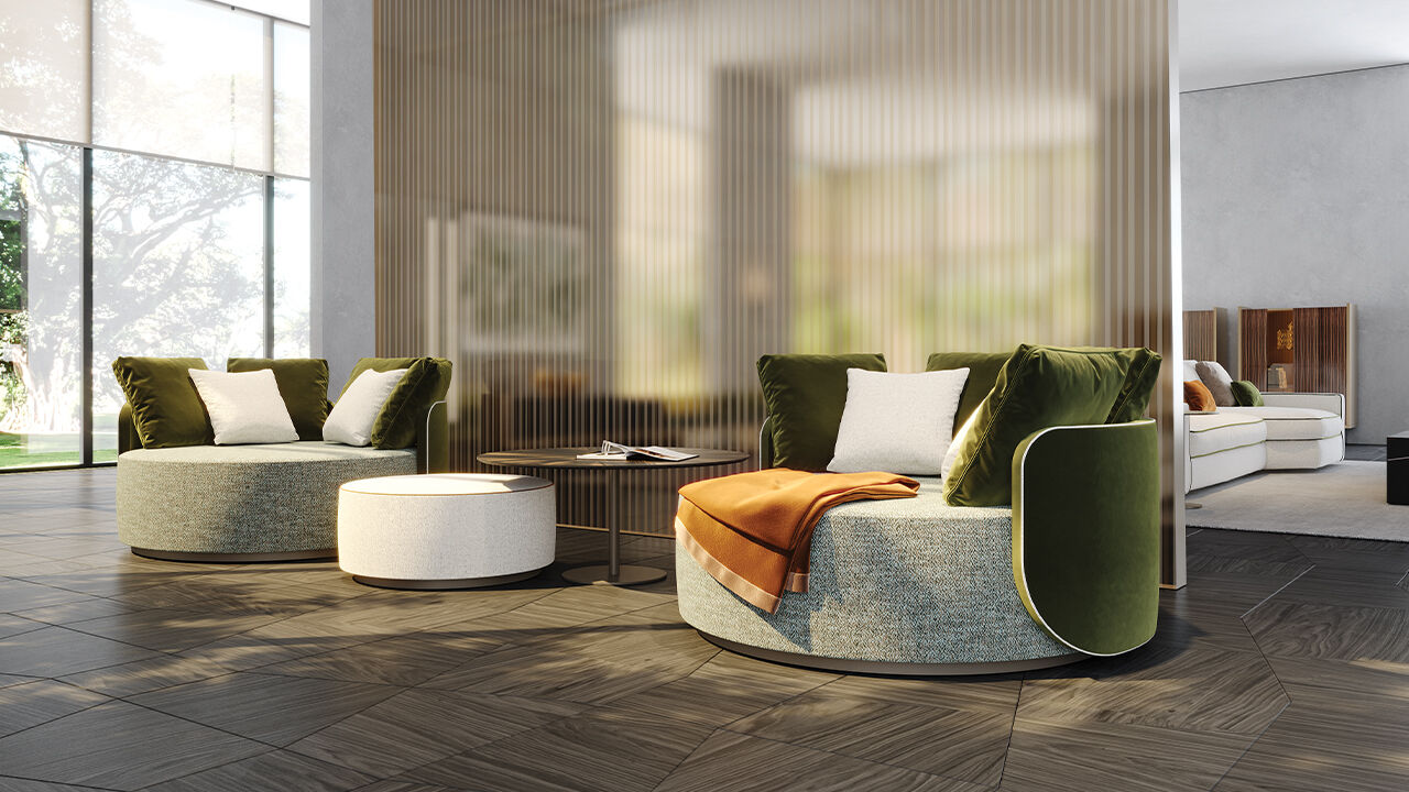 Armchairs Hug — Reflex, collection Disegno