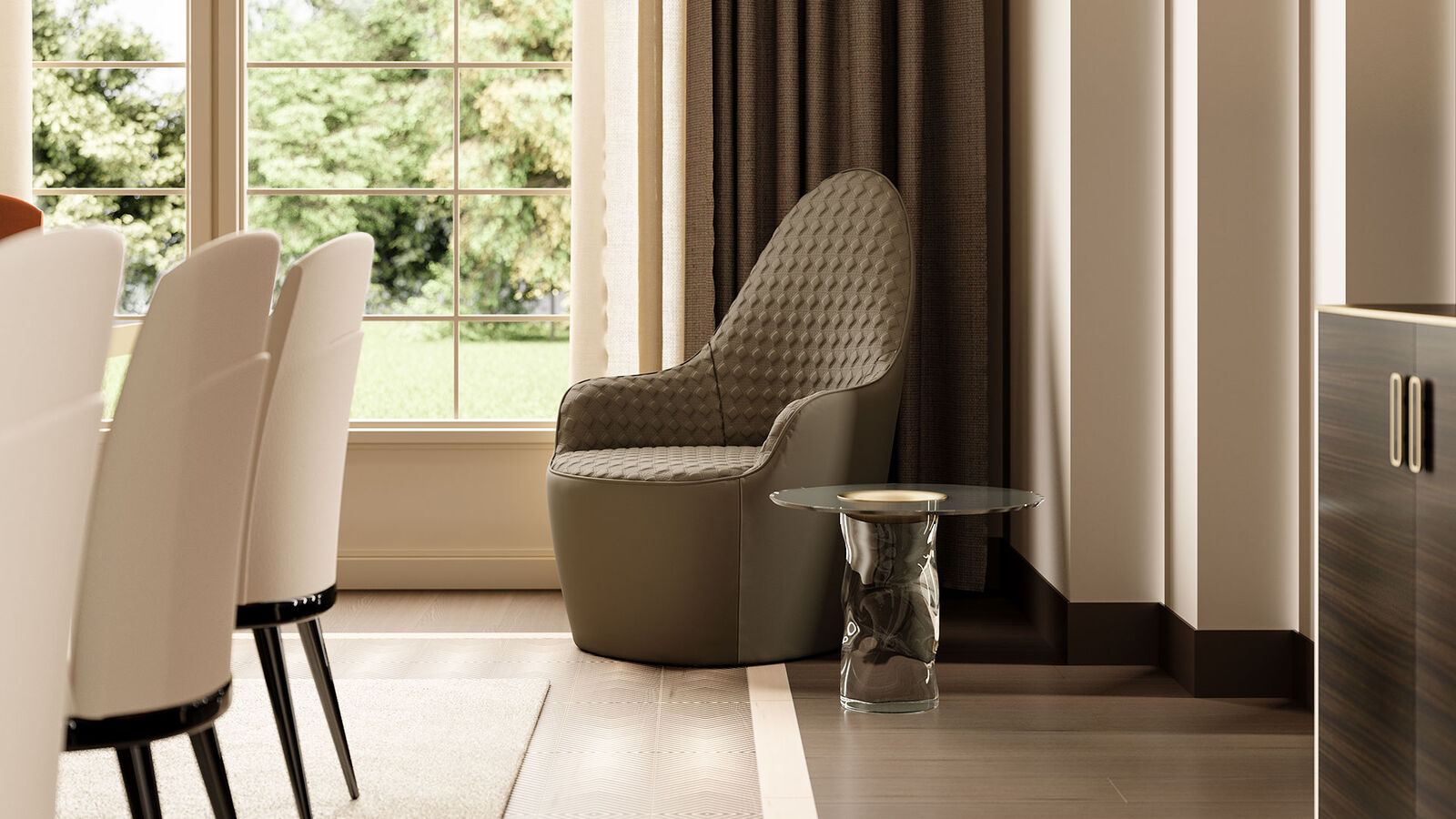 Armchairs Swan — Reflex, collection Disegno