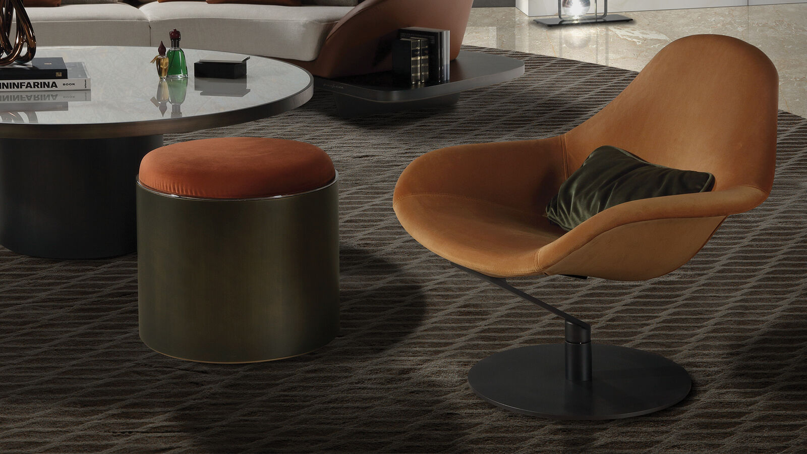 Armchairs Zenith — Reflex, collection Disegno