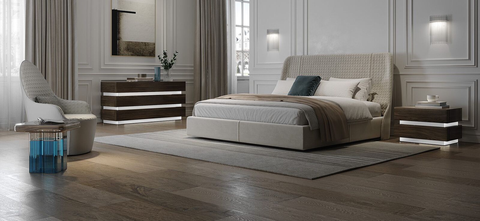 Beds Swan — Reflex, collection Glamour