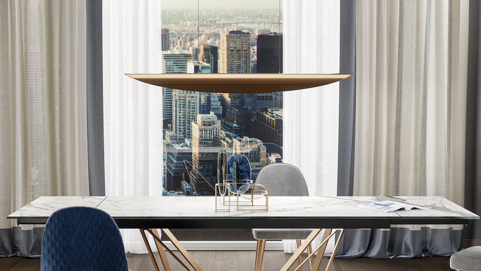 Chandeliers Ala — Reflex, collection Disegno