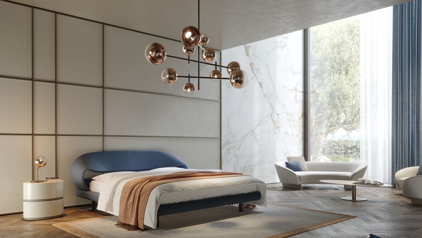Chandeliers Bulles XL Shanghai — Reflex, collection Disegno