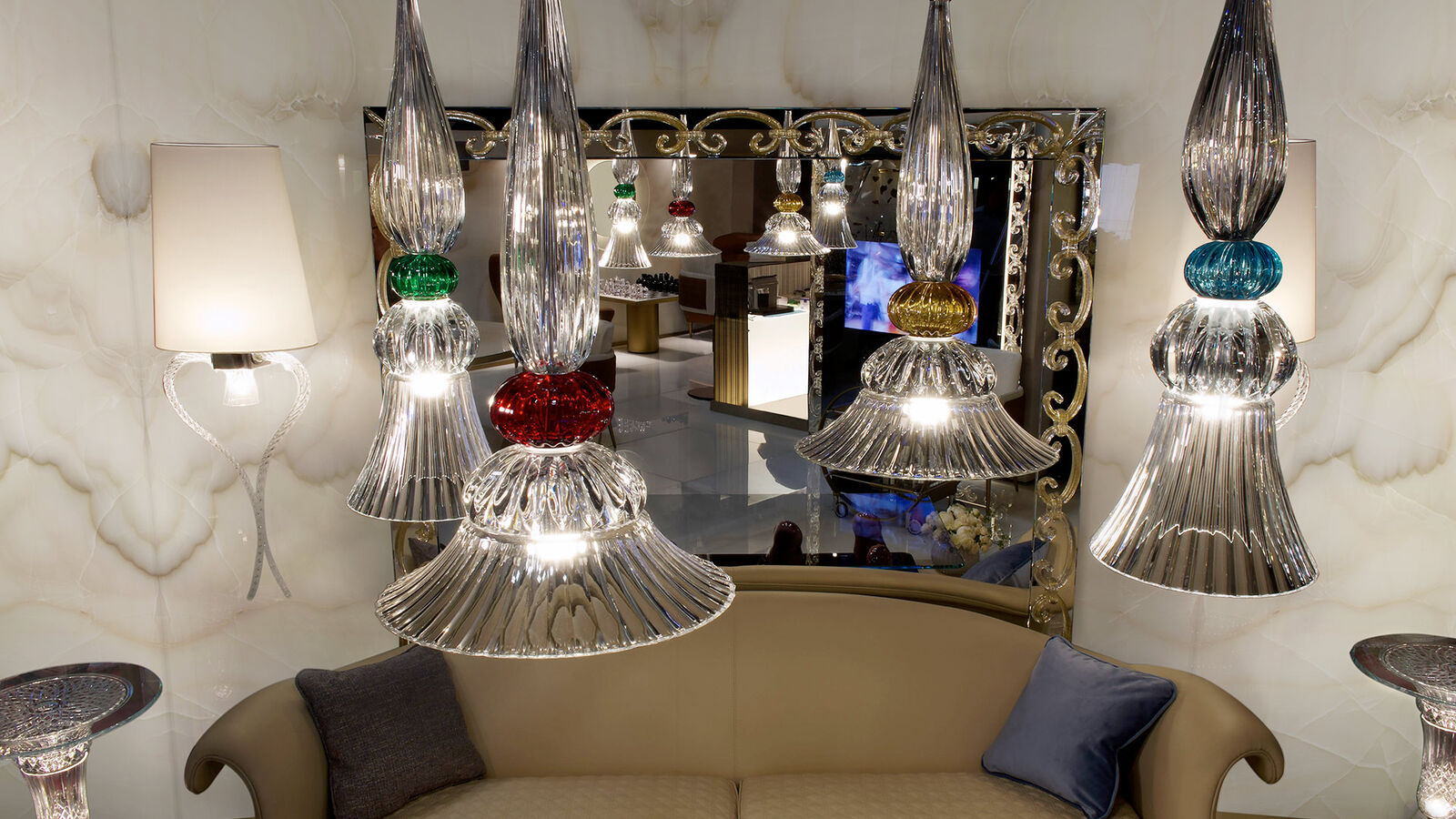Chandeliers Palazzo Ducale — Reflex, collection Glamour