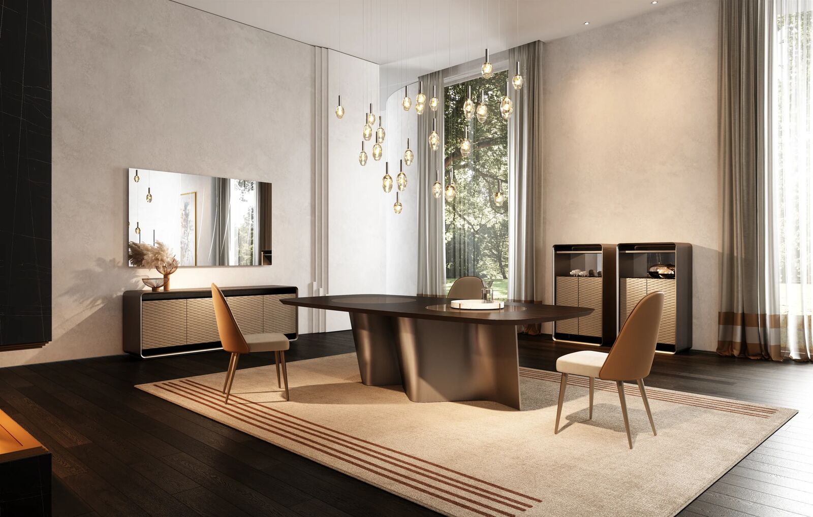 Chandeliers Sassi — Reflex, collection Glamour