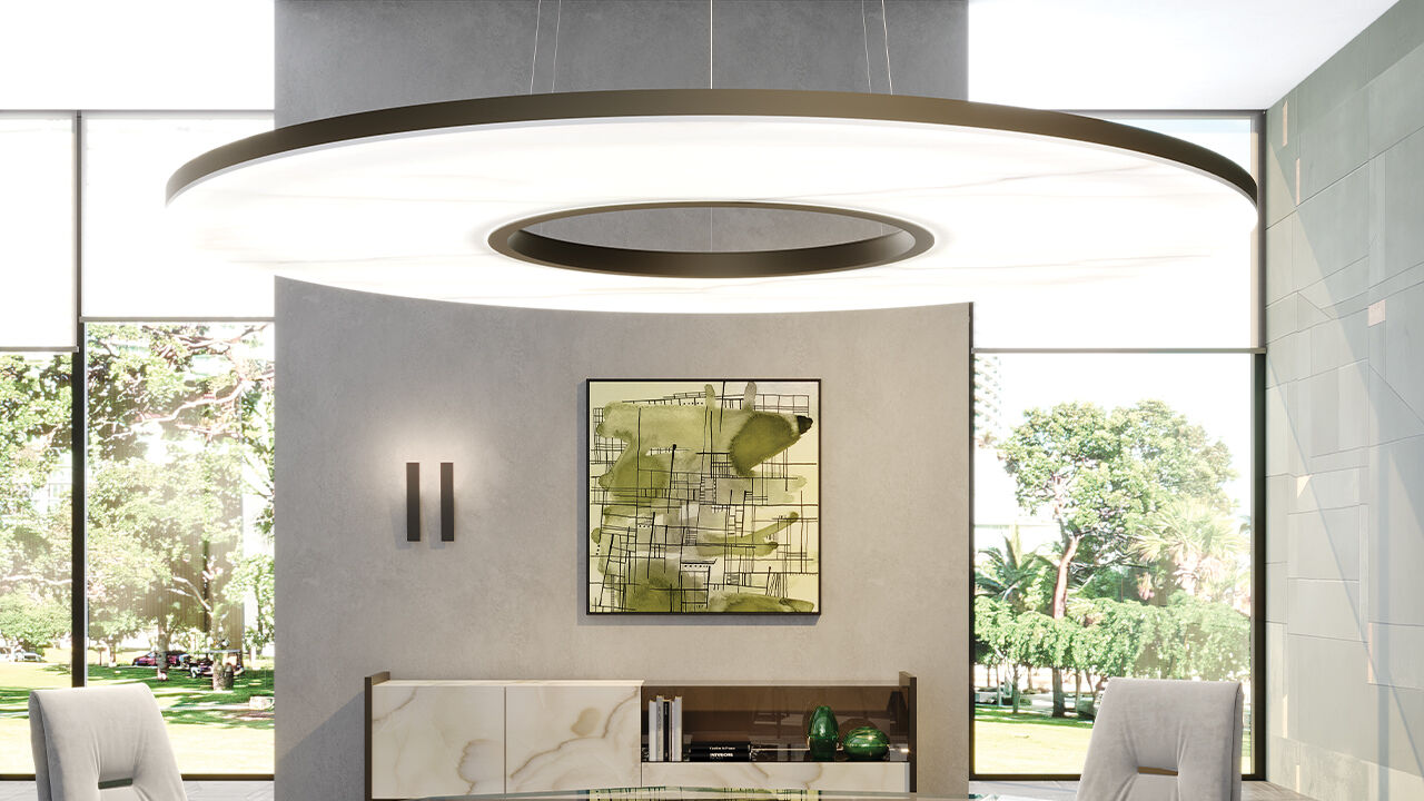 Chandeliers Space — Reflex, collection Disegno
