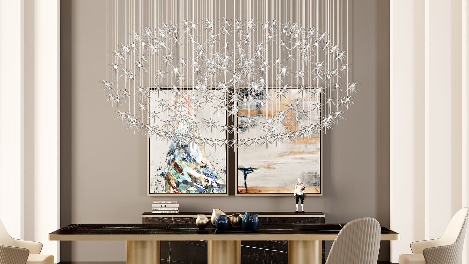 Chandeliers Stella — Reflex, collection Disegno