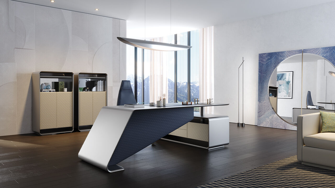 Desks Minerva High — Reflex, collection Disegno