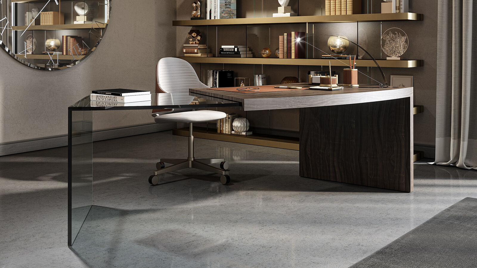 Desks Pegaso — Reflex, collection Disegno