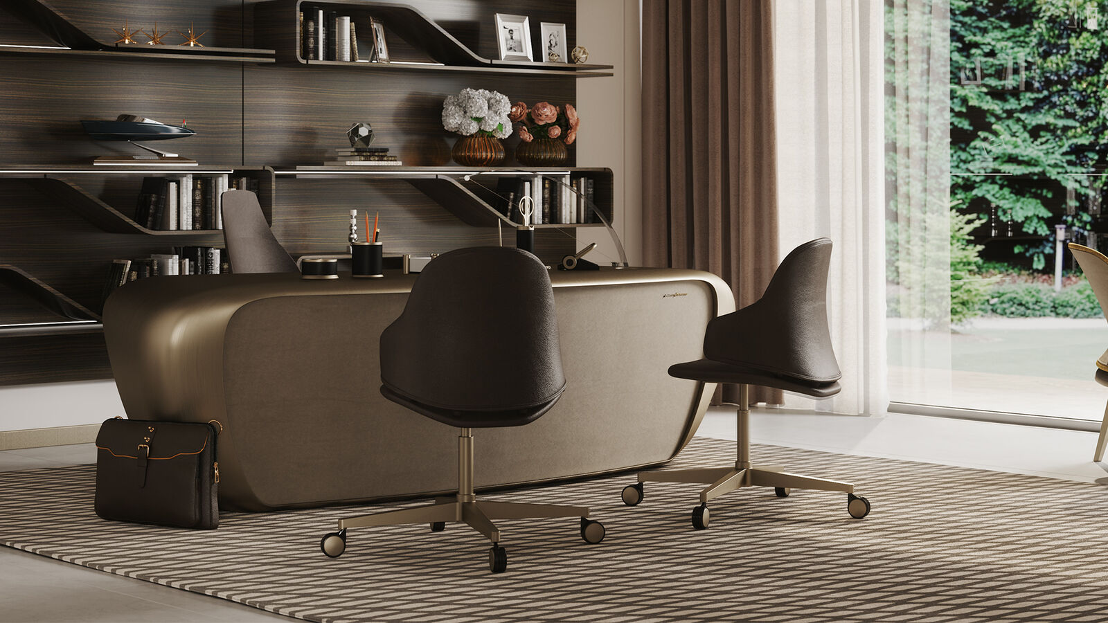 Desks Segno — Reflex, collection Disegno