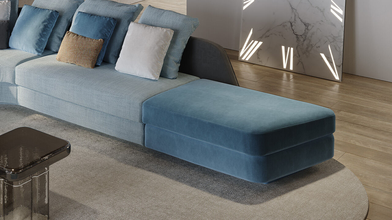 Poufs & benches Stratum — Reflex, collection Disegno