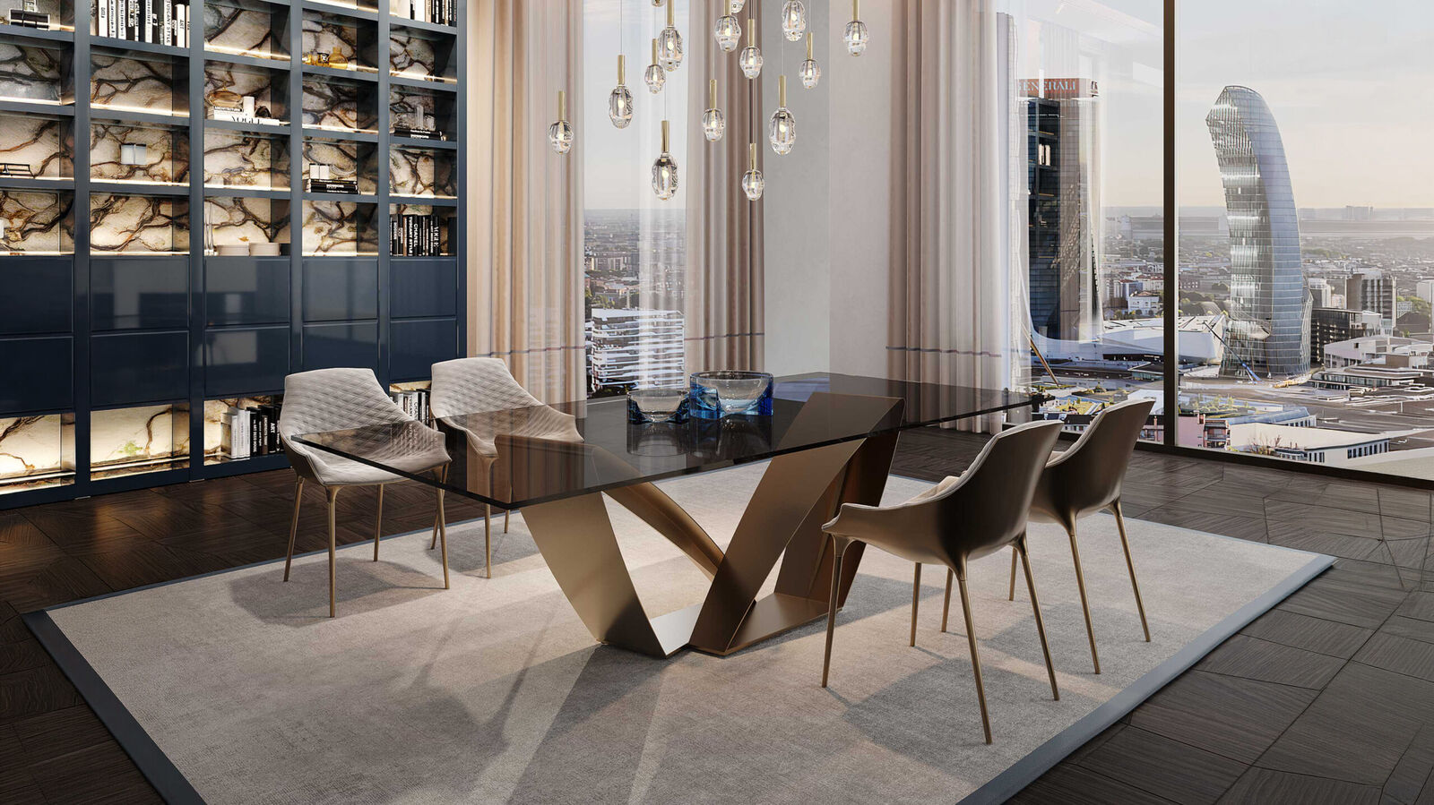 Dining tables Apeiron 72 — Reflex, collection Disegno