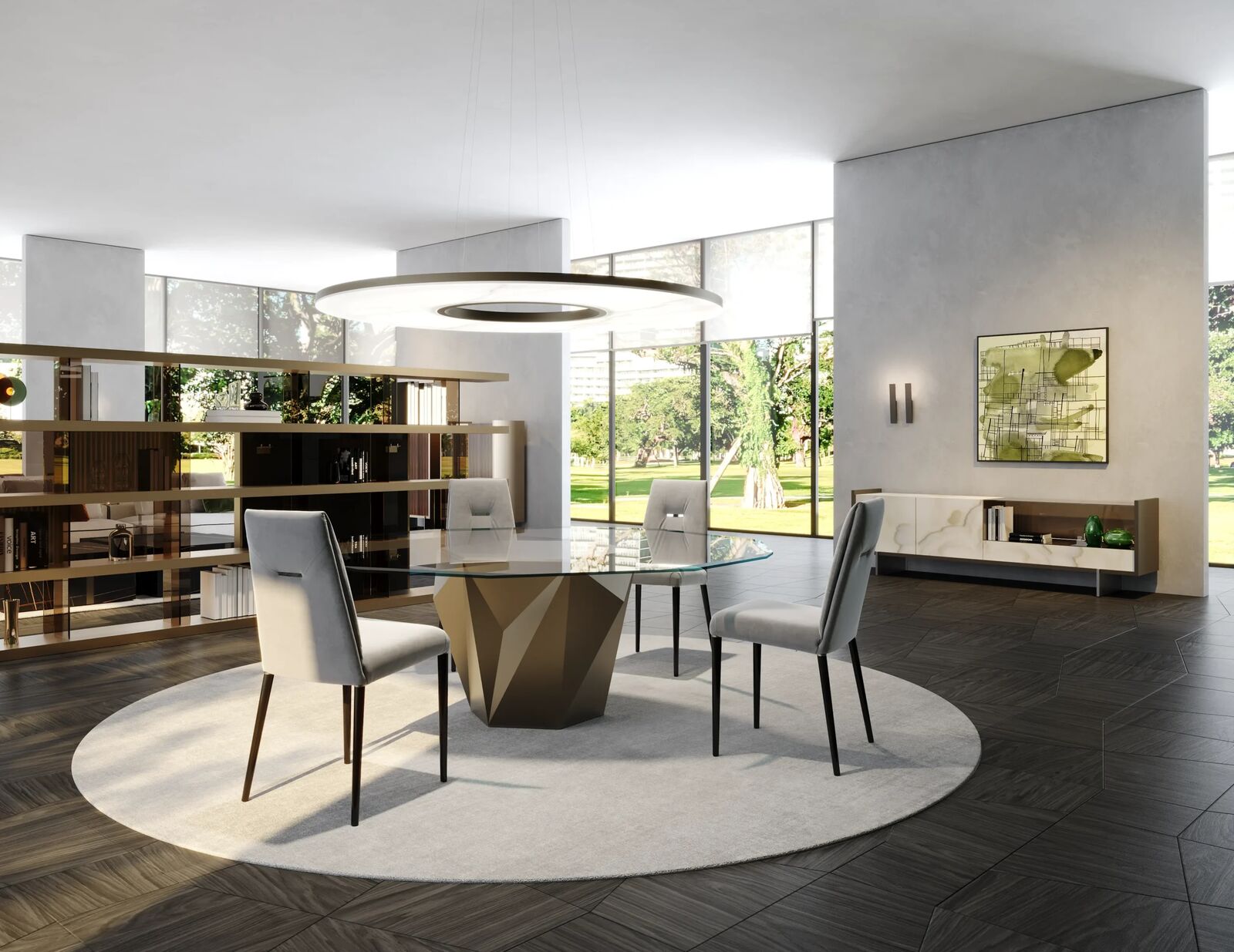 Dining tables Origami 72 — Reflex, collection Disegno
