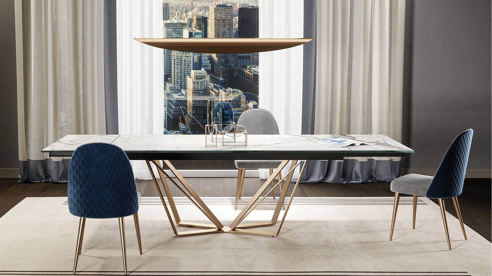 Dining tables Papillon 72 Allungabile — Reflex, collection Disegno