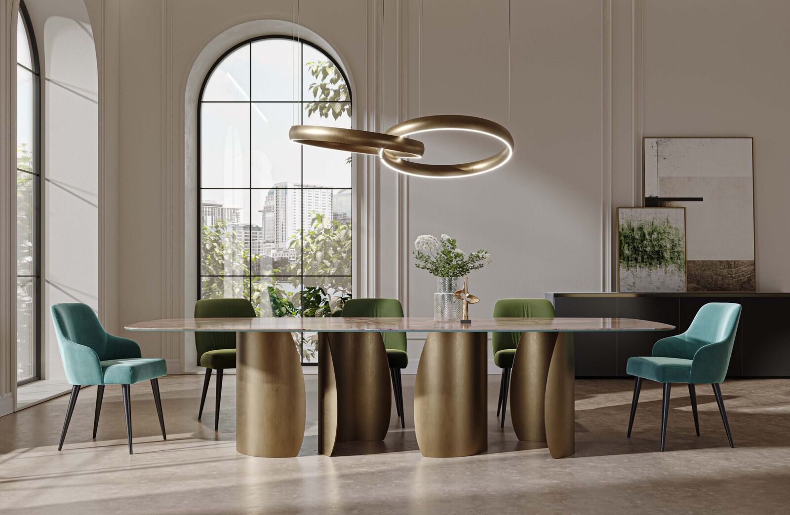 Dining tables Petalo 72 — Reflex, collection Disegno