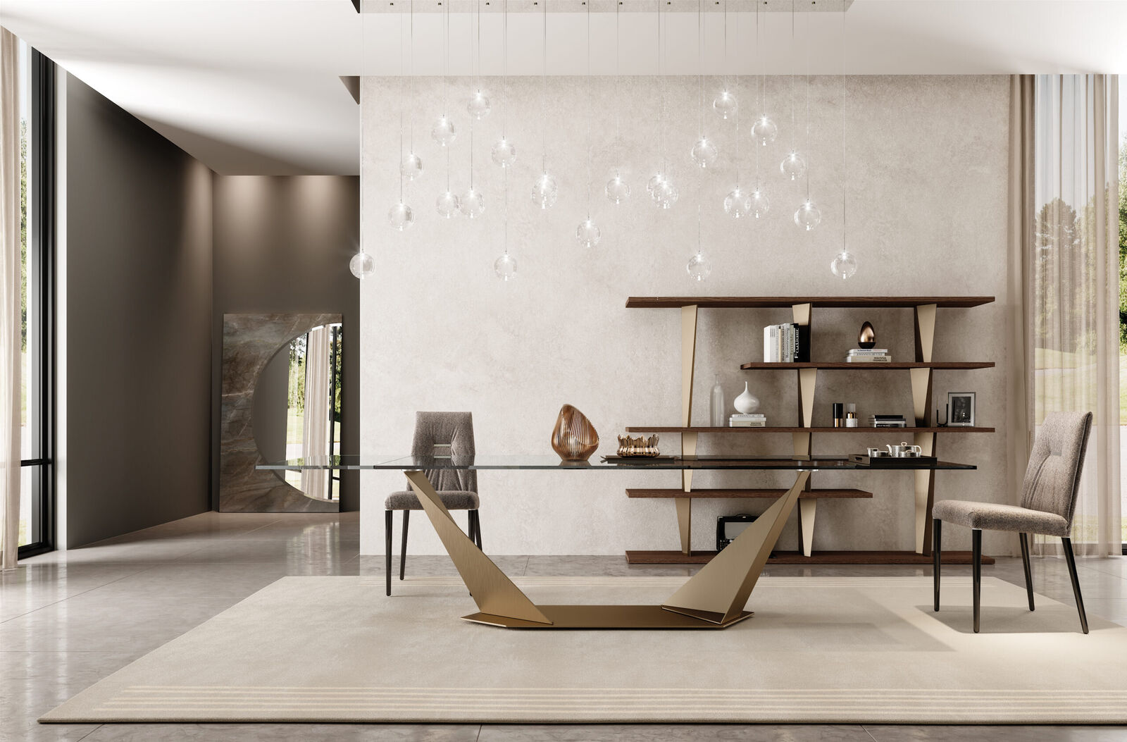 Dining tables Quartz 72 Allungabile — Reflex, collection Disegno