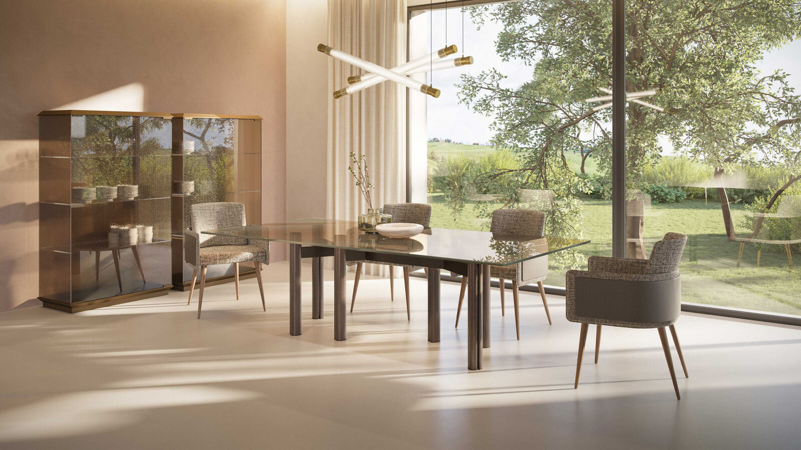 Dining tables Ramo 72 — Reflex, collection Disegno