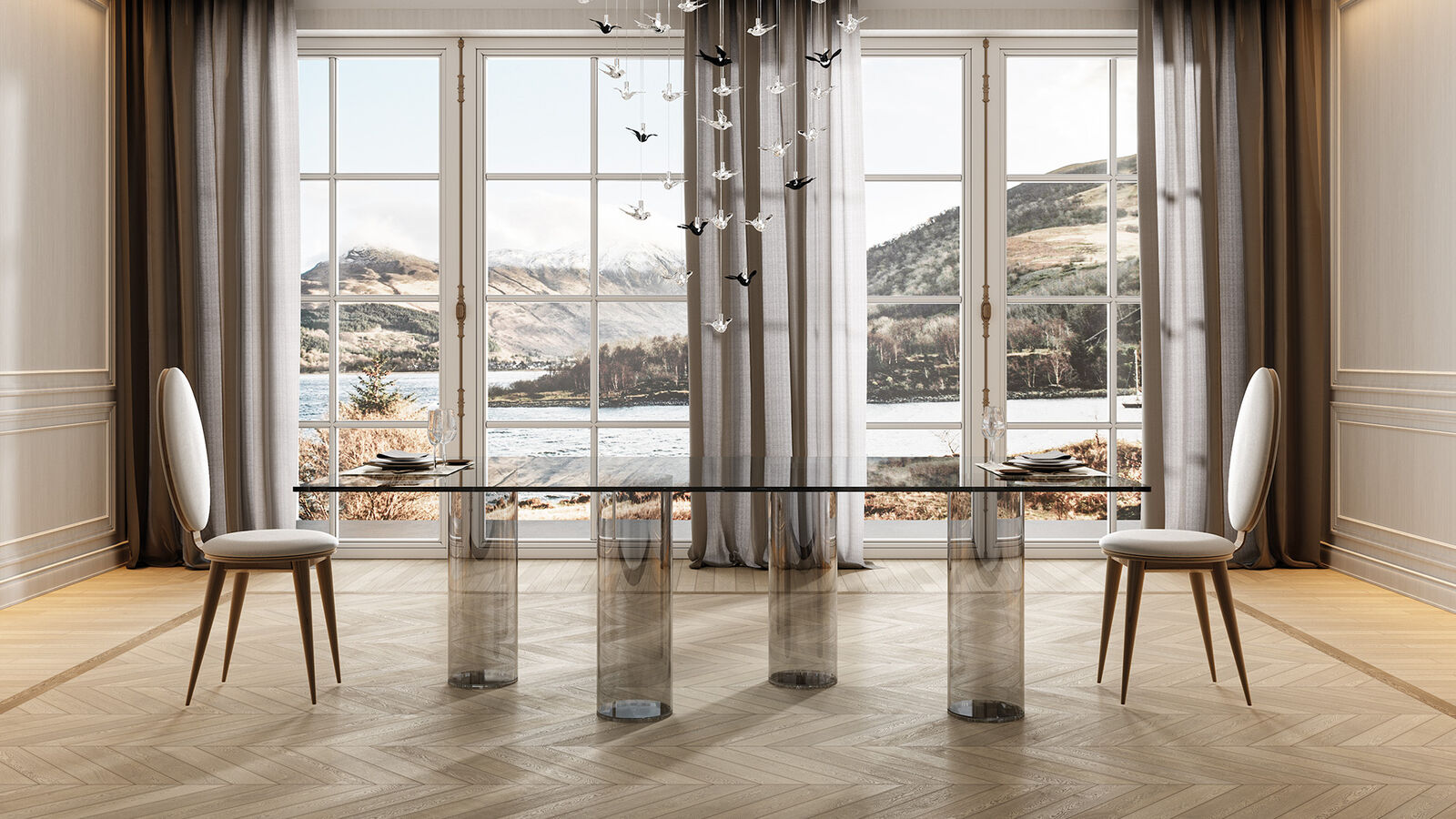 Dining tables Signore Degli Anelli 72 — Reflex, collection Disegno