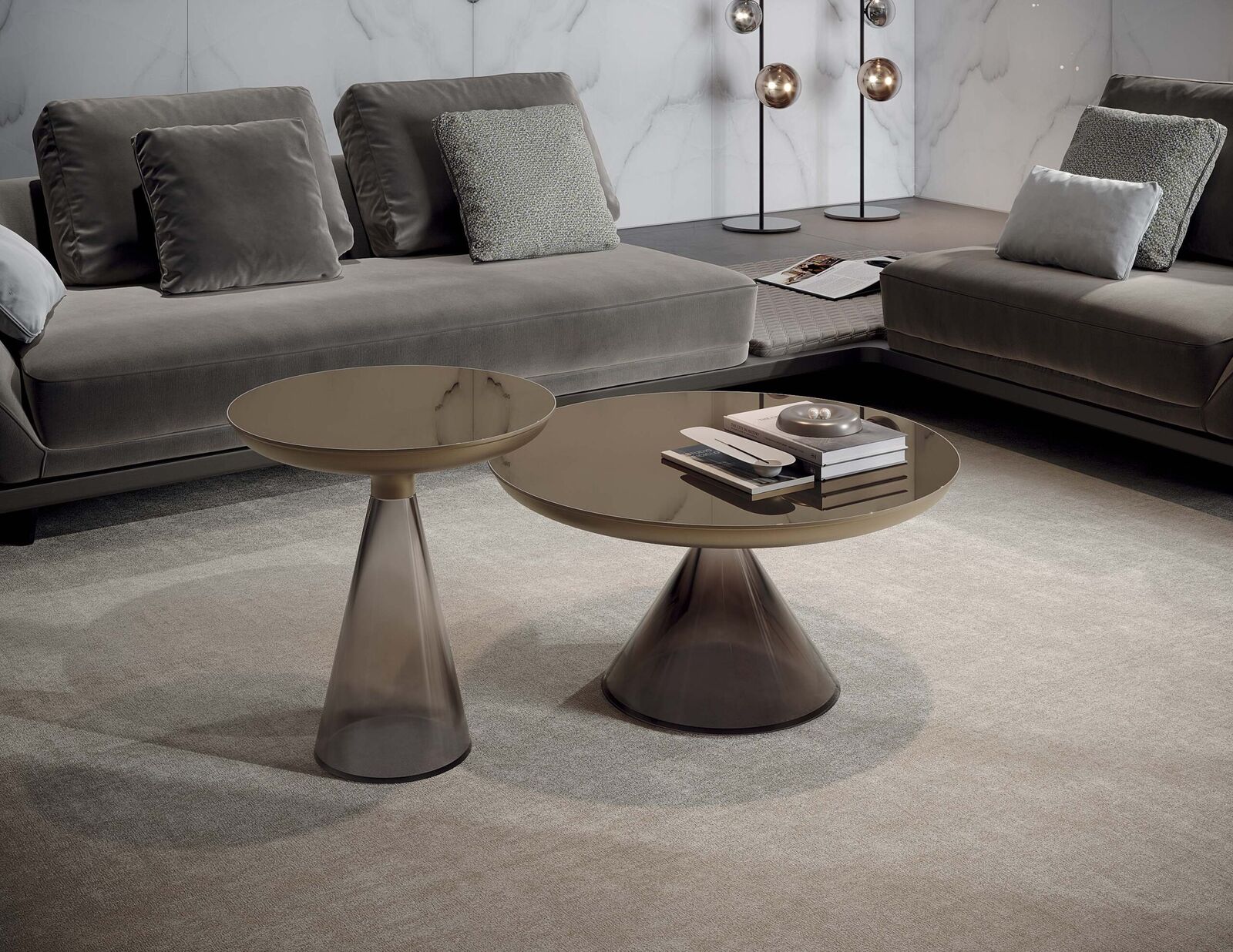 Coffee tables Accademia 40 — Reflex, collection Disegno