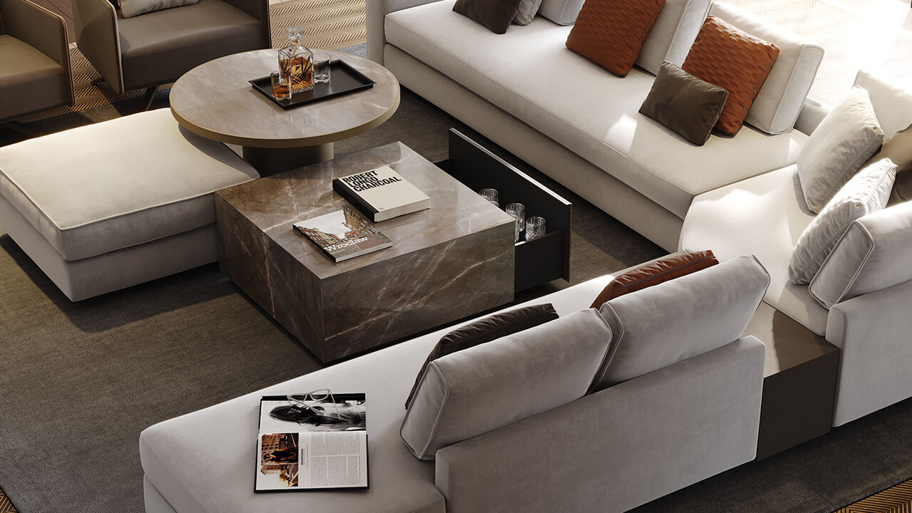 Coffee tables Adone 40 — Reflex, collection Disegno