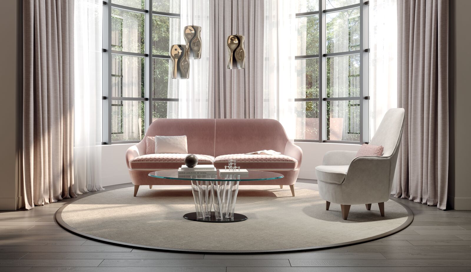 Coffee tables Bamboo 40 — Reflex, collection Disegno